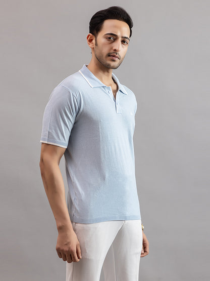 EXCLUSIVE FINEST RAGLAN SELF KNIT POLO