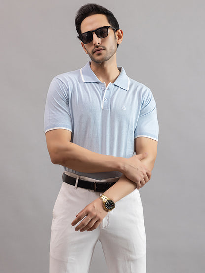 EXCLUSIVE FINEST RAGLAN SELF KNIT POLO