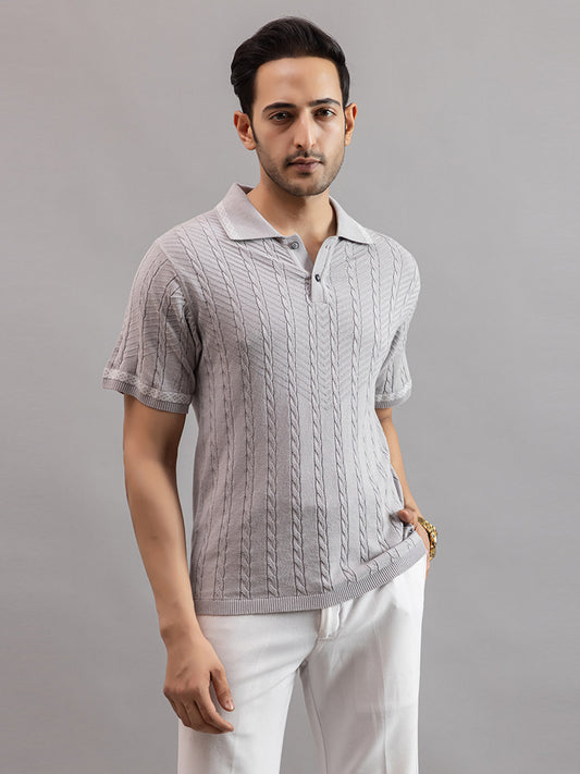 AEDENBURG KNIT POLO T.SHIRT