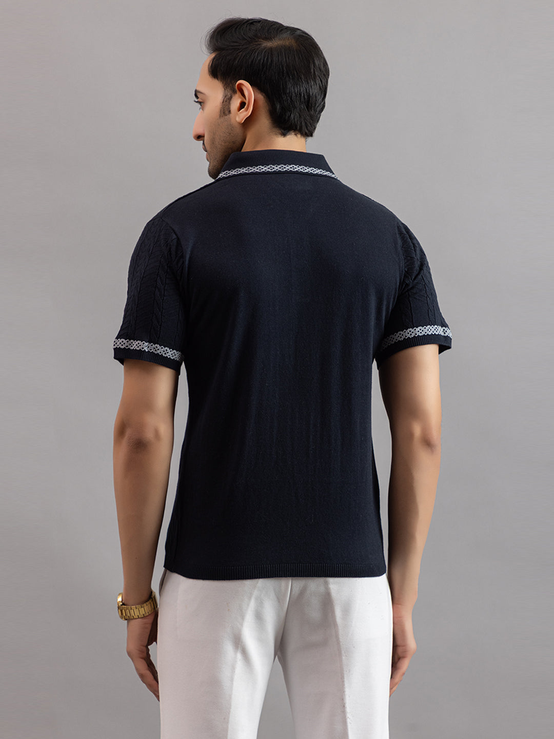 AEDENBURG KNIT POLO T.SHIRT