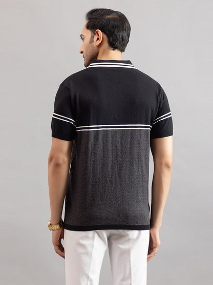 AEDENBURG FLOWED FINE KNIT POLO