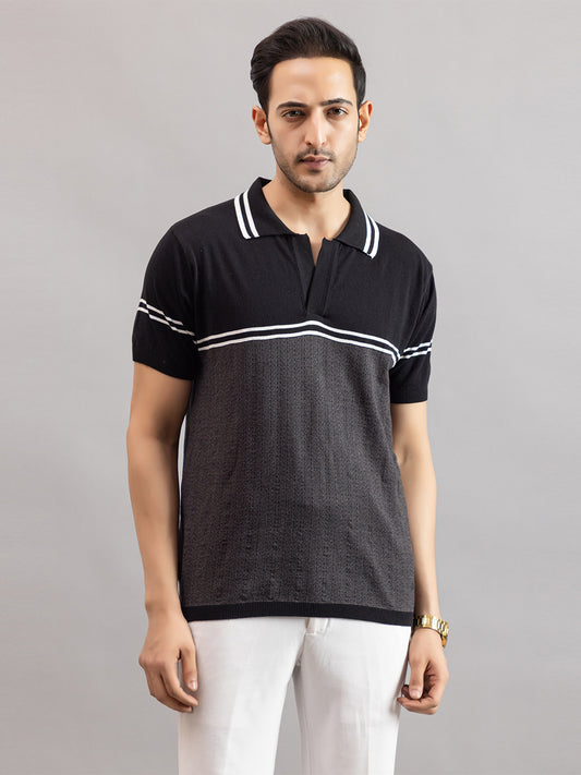 AEDENBURG FLOWED FINE KNIT POLO