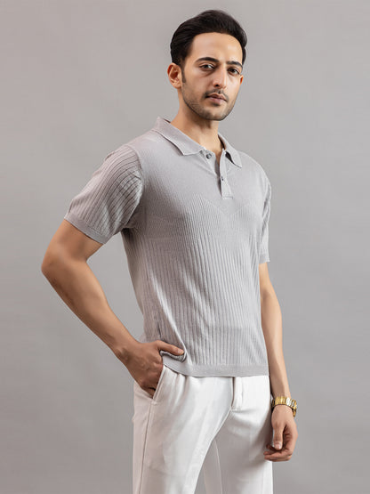 MOUNTAIN KNIT POLO T.SHIRT