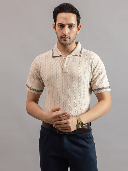 AEDENBURG KNIT POLO T.SHIRT
