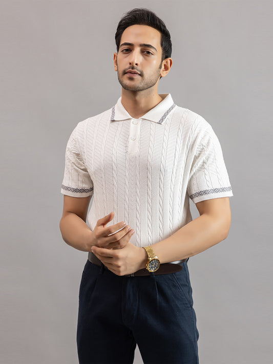 AEDENBURG KNIT POLO T.SHIRT