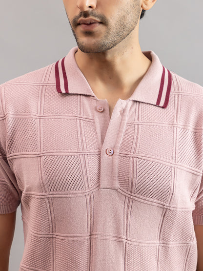 RELAXED REVERSE FINE KNIT POLO