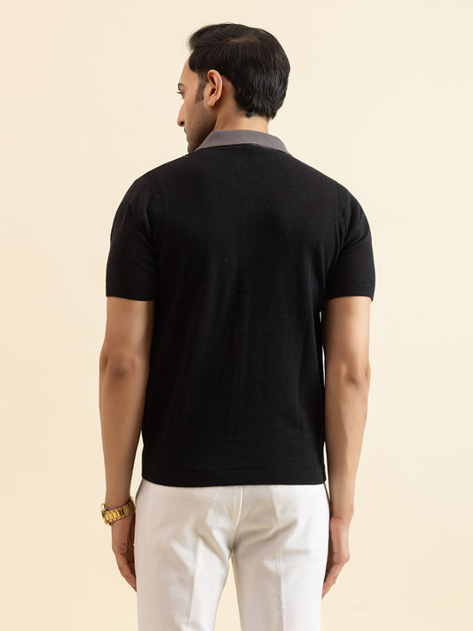 RELAXED REVERSE KNIT SHIRT