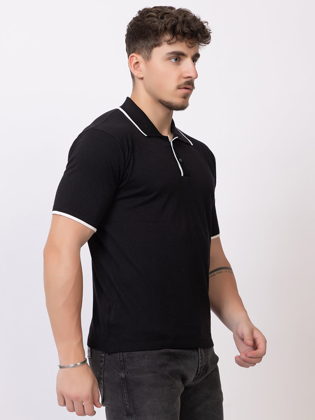EXCLUSIVE FINEST RAGLAN SELF KNIT POLO
