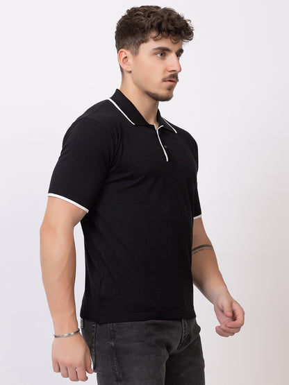 EXCLUSIVE FINEST RAGLAN SELF KNIT POLO