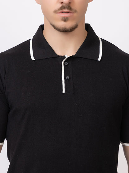 EXCLUSIVE FINEST RAGLAN SELF KNIT POLO