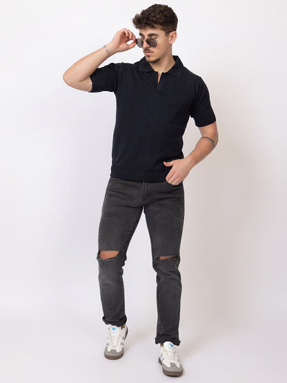 COTTON FINE KNIT RAGLAN REGULAR FIT POLO