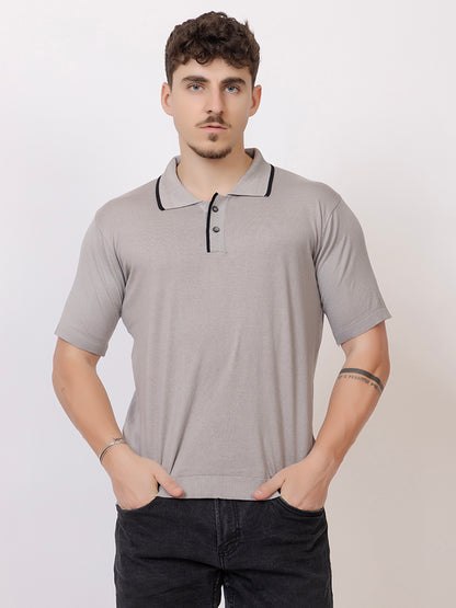 EXCLUSIVE FINEST RAGLAN SELF KNIT POLO