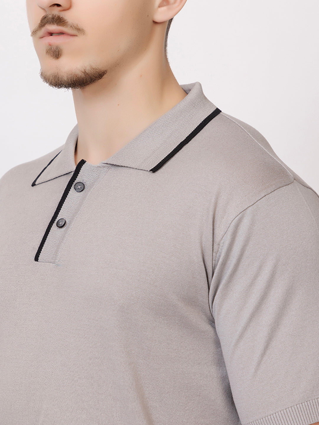 EXCLUSIVE FINEST RAGLAN SELF KNIT POLO