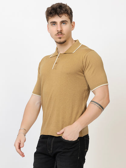 EXCLUSIVE FINEST RAGLAN SELF KNIT POLO