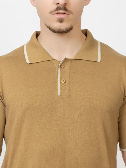 EXCLUSIVE FINEST RAGLAN SELF KNIT POLO