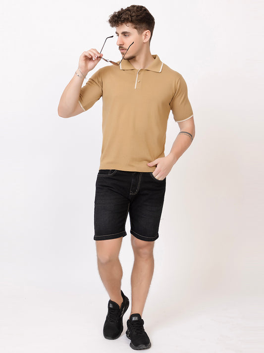 EXCLUSIVE FINEST RAGLAN SELF KNIT POLO