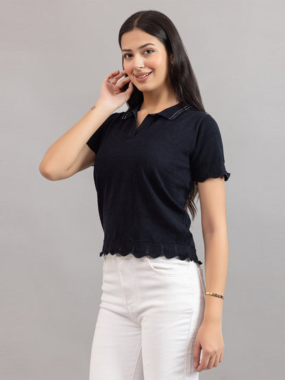 AEDENBURG BARFOREATED KNIT TOP