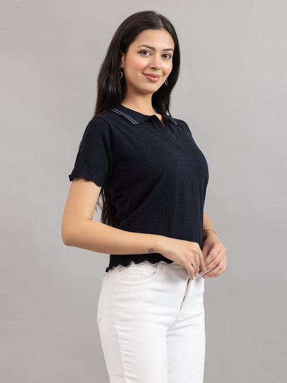 AEDENBURG BARFOREATED KNIT TOP