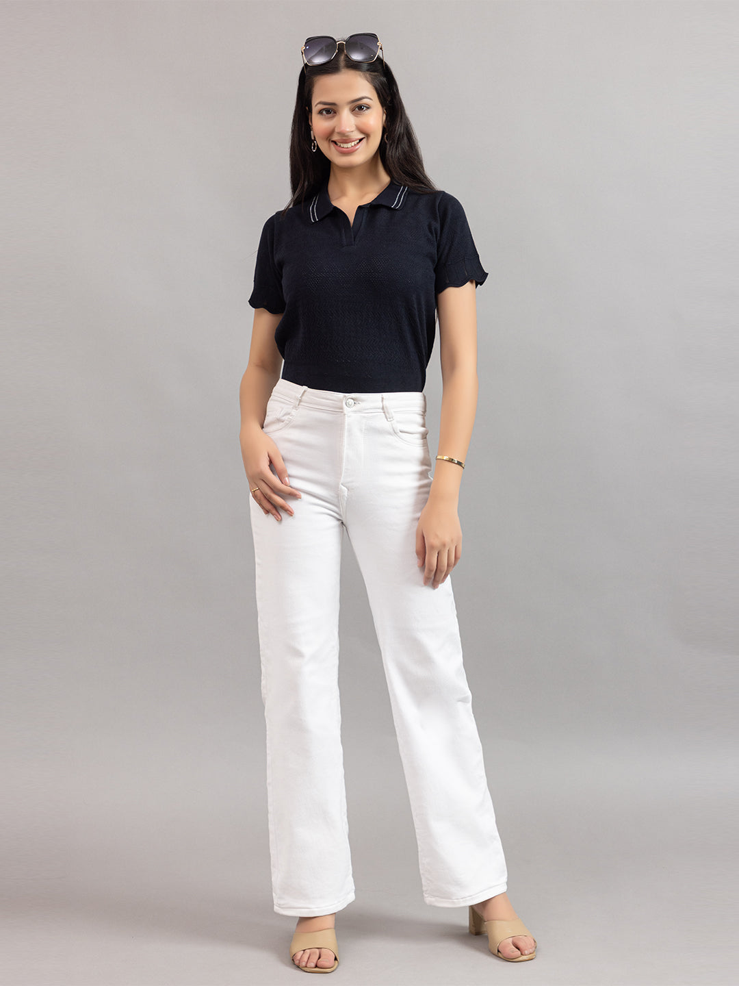 AEDENBURG BARFOREATED KNIT TOP